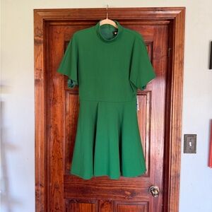 Alexia Admor Vibrant Green Mini Dress